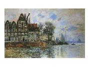 Claude Monet View of Amsterdam oil painting picture wholesale